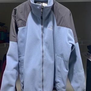 North Face Gore Windstopper Fleece in Light Blue